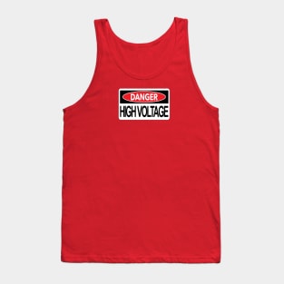 Danger High Voltage Tank Top